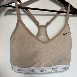 Nike Beige/Tan Light Support Sports Bralette